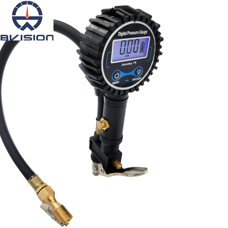 Pdg7 Heavy Duty Digital Tire Inflator with Pressure Gauge 1% Accuracy for SUV Car Truck