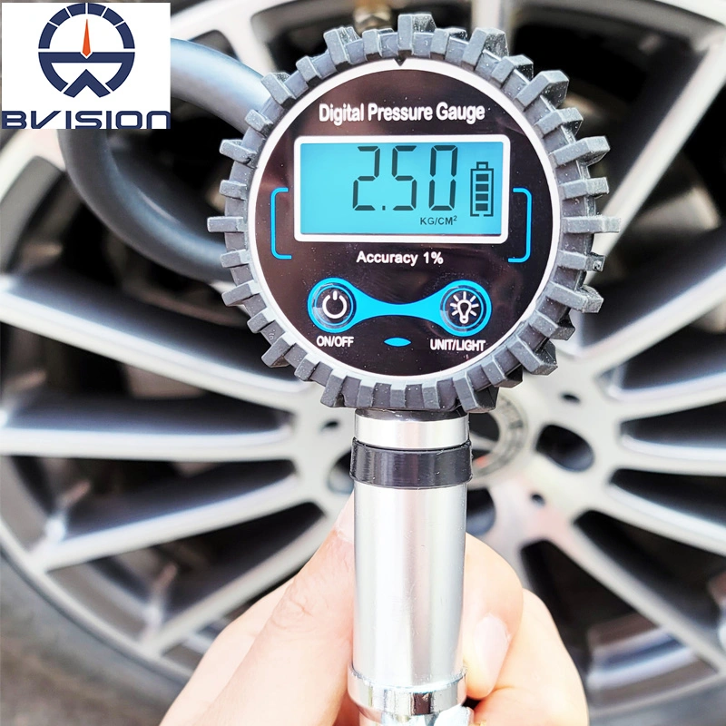 Pdg7 Heavy Duty Digital Tire Inflator with Pressure Gauge 1% Accuracy for SUV Car Truck